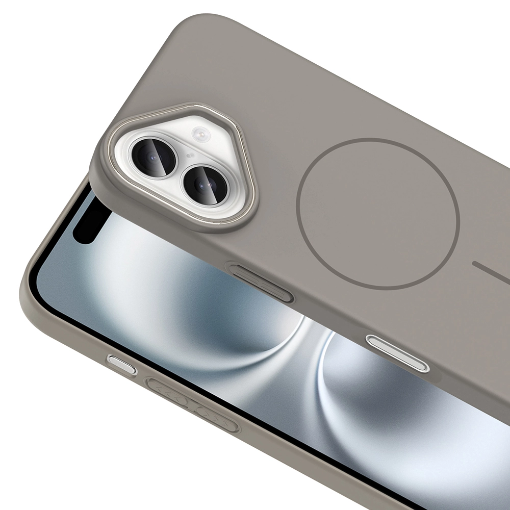 iPhone Uyumlu 16 Kılıf M-safe Şarj Özellikli Zore Ruby Sert Kapak