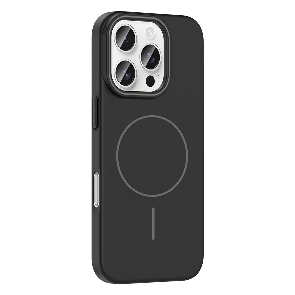 iPhone Uyumlu 16 Pro Kılıf M-safe Şarj Özellikli Zore Ruby Sert Kapak
