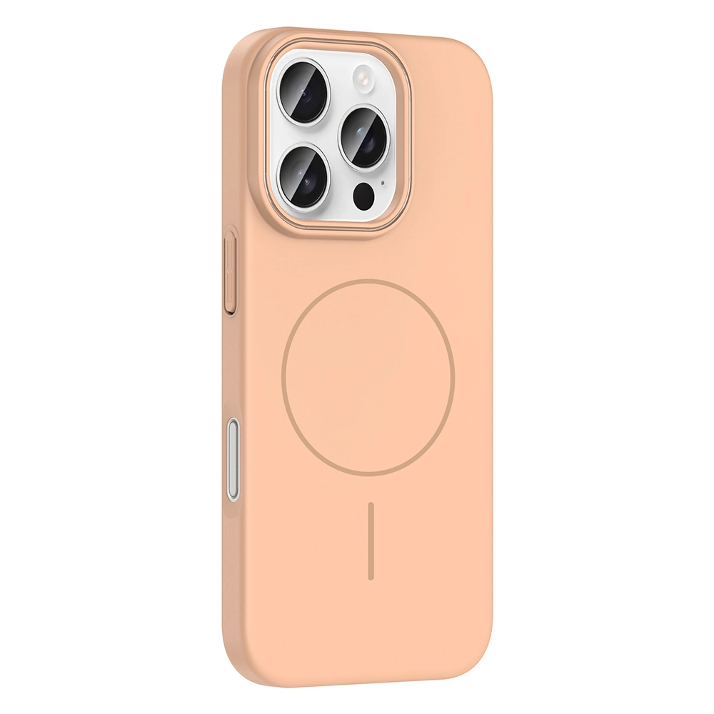 iPhone Uyumlu 16 Pro Kılıf M-safe Şarj Özellikli Zore Ruby Sert Kapak