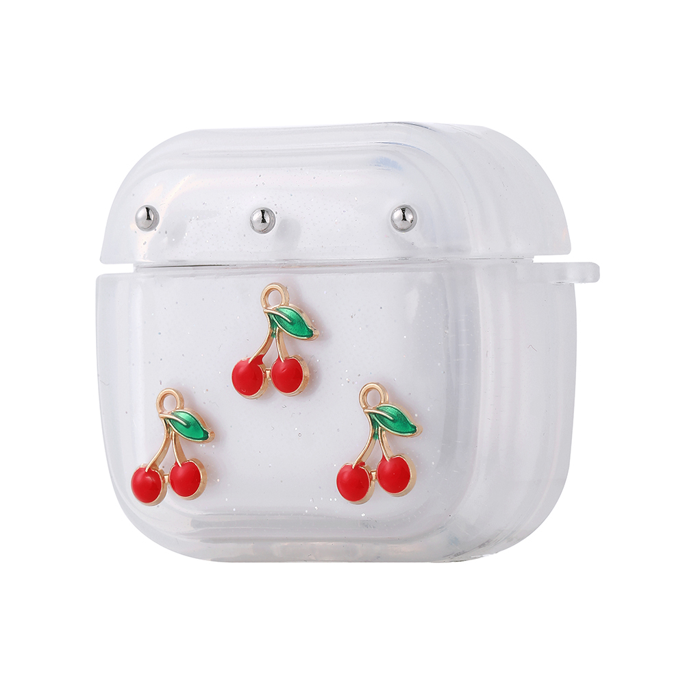 Airpods Uyumlu 4 Zore Airbag 44 Airbag Tasarımlı Simli Şeffaf Kutup Kılıf