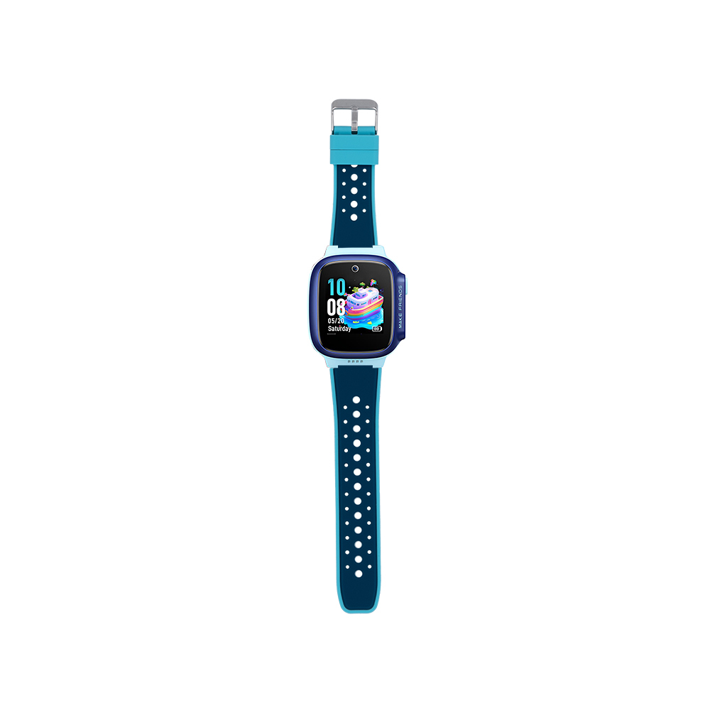 Huawei Uyumlu Watch GT 5 41mm Zore KRD-138 18mm Çocuklara Özel Silikon Strap Kayış-Mavi
