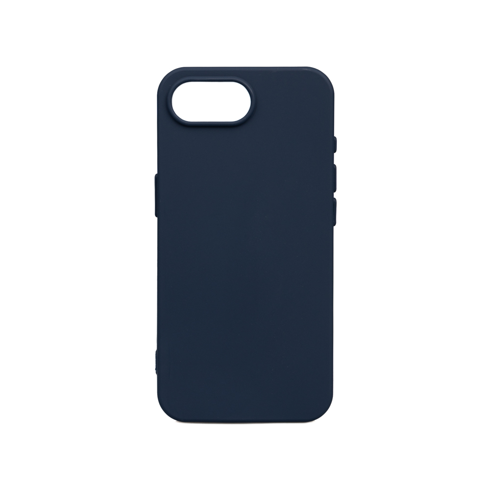 iPhone Uyumlu 16E Kılıf Zore Biye Silikon-Lacivert