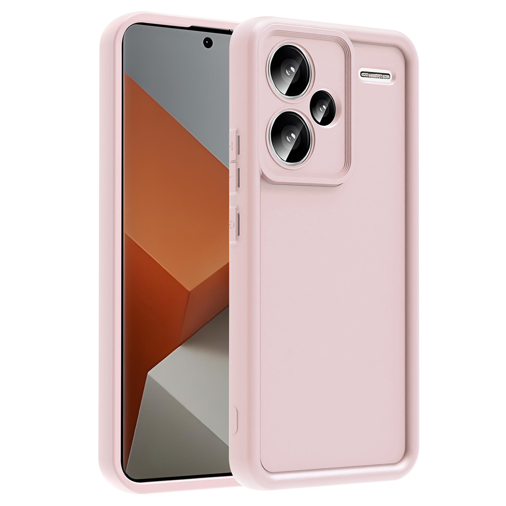Xiaomi Uyumlu  Redmi Note 13 Pro Plus Kılıf Kamera Korumalı Zore Ananas Kapak-Pembe