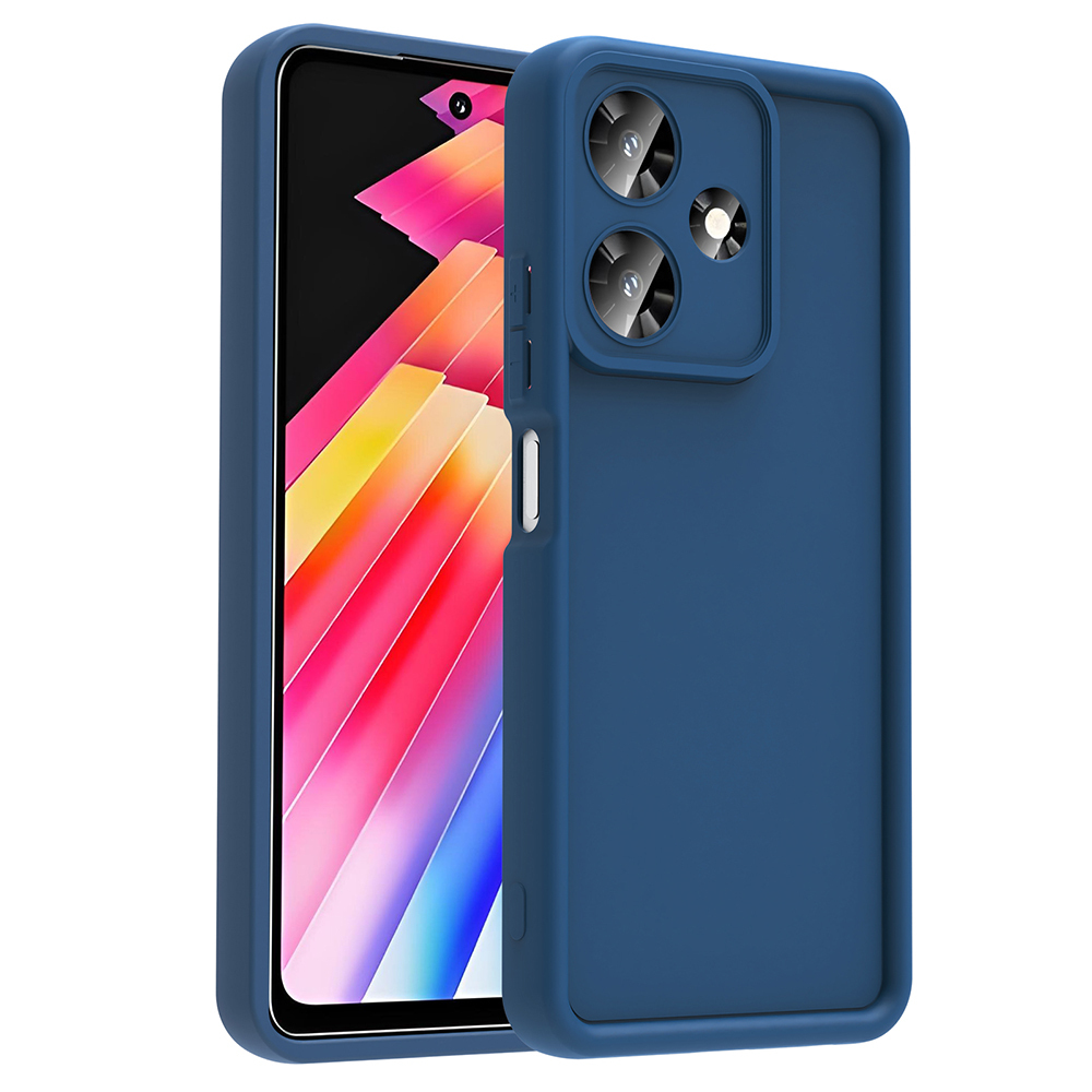İnfinix Hot 30İ Kılıf Kamera Korumalı Zore Ananas Kapak-Koyu yeşil