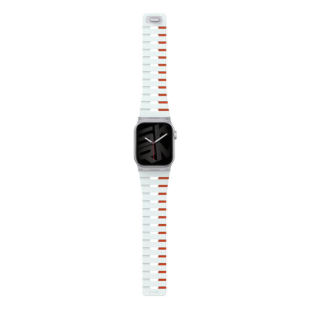 Watch 10 42mm Skinarma Gemini Serisi TPU Magnetik Silikon Kordon