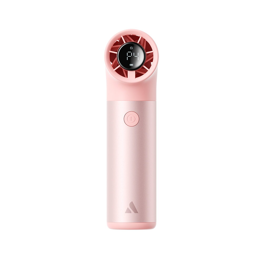 Aecooly PH01 Aero Pro Serisi Dijital LED Göstergeli Portatif Soğutucu El Fanı-Pembe