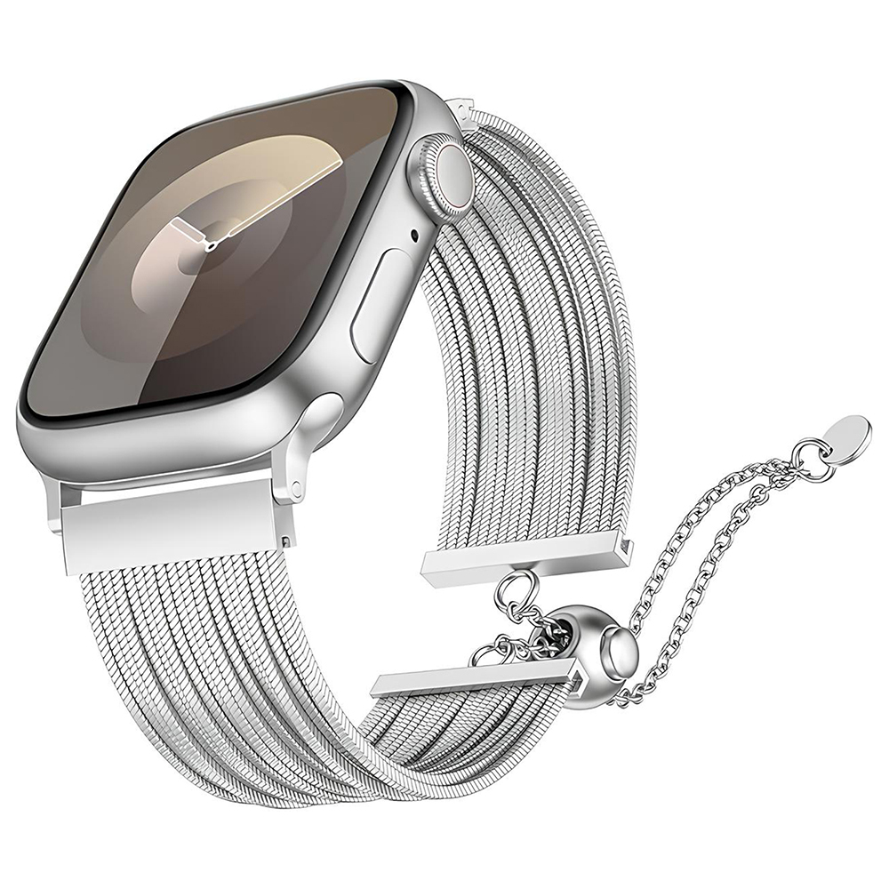 Watch 40mm Zore KRD-137 Metal Hasır Kordon-Gümüş