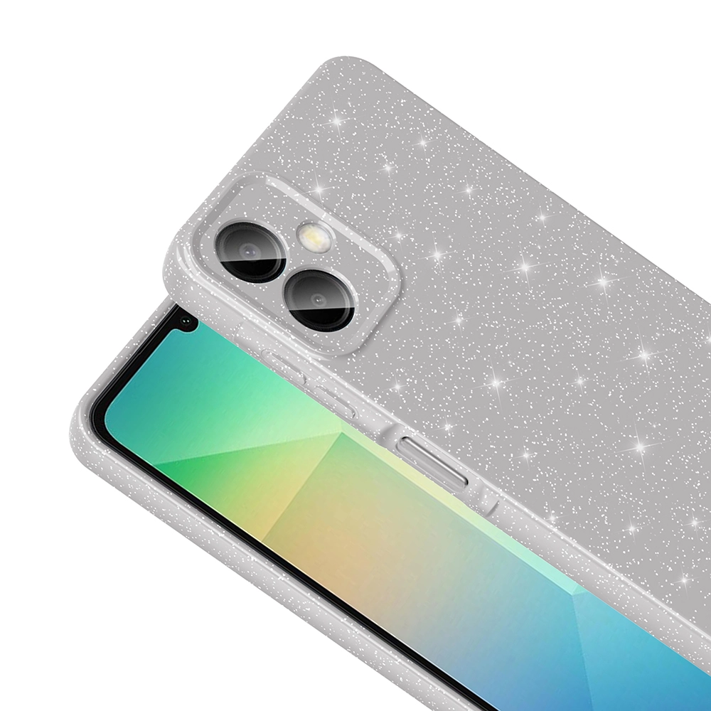 Galaxy Uyumlu A06 Kılıf Kamera Korumalı Simli Lüks Zore Koton Kapak