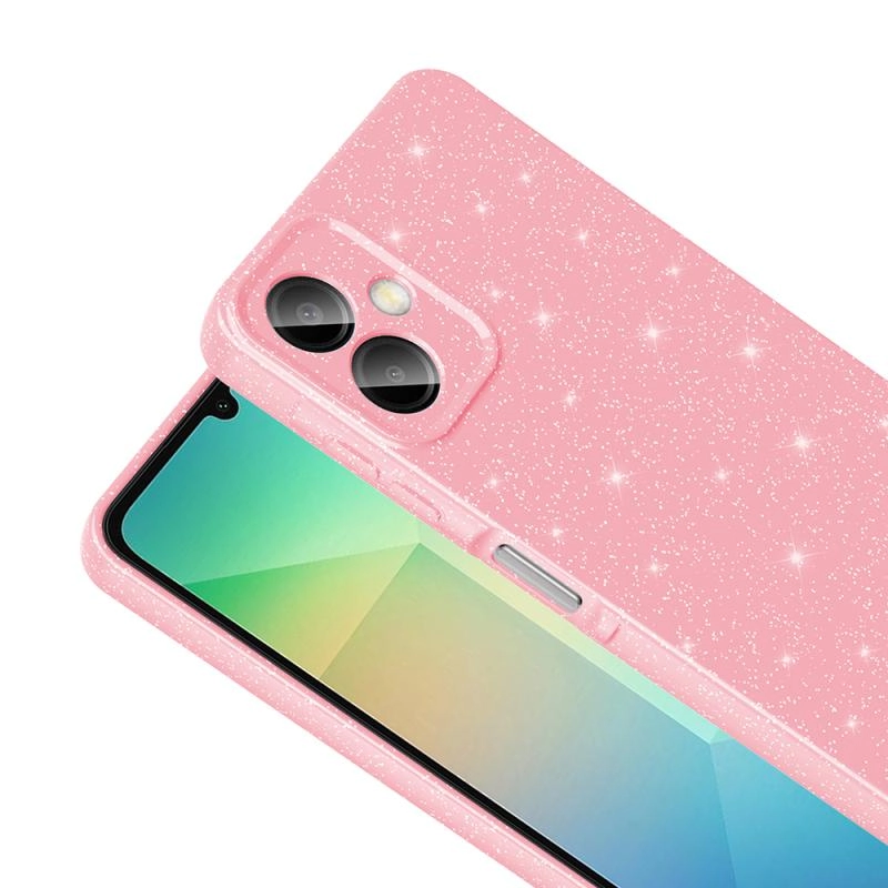 Galaxy Uyumlu A06 Kılıf Kamera Korumalı Simli Lüks Zore Koton Kapak