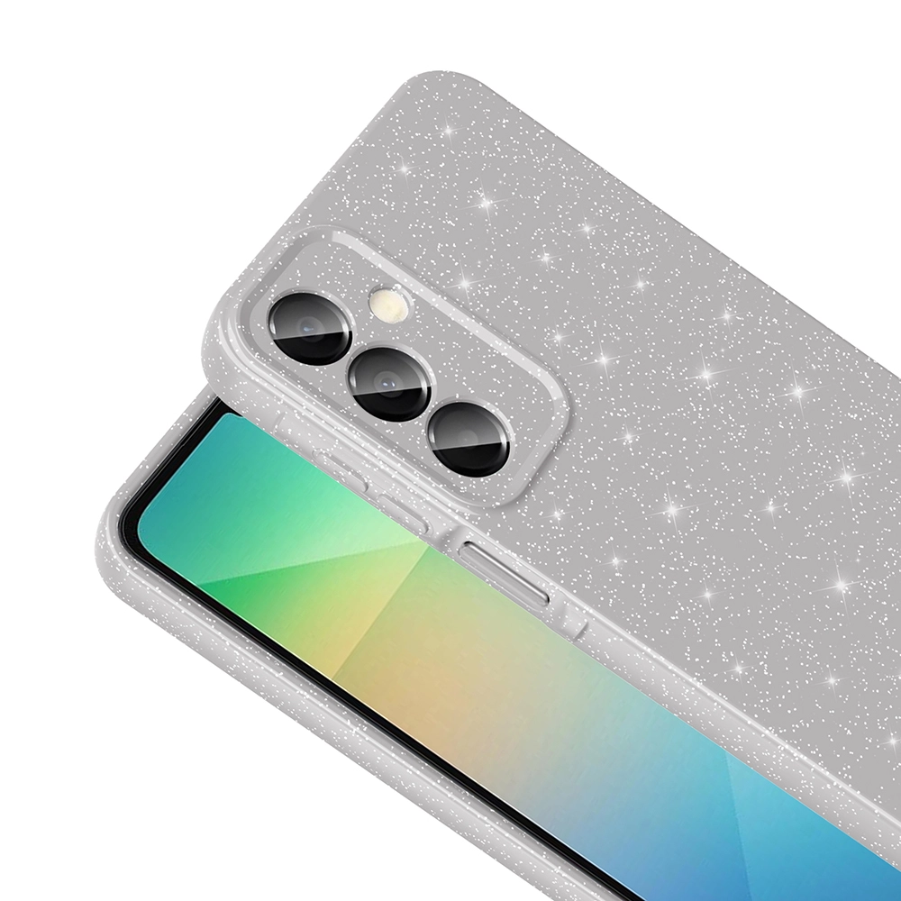 Galaxy Uyumlu A16 Kılıf Kamera Korumalı Simli Lüks Zore Koton Kapak