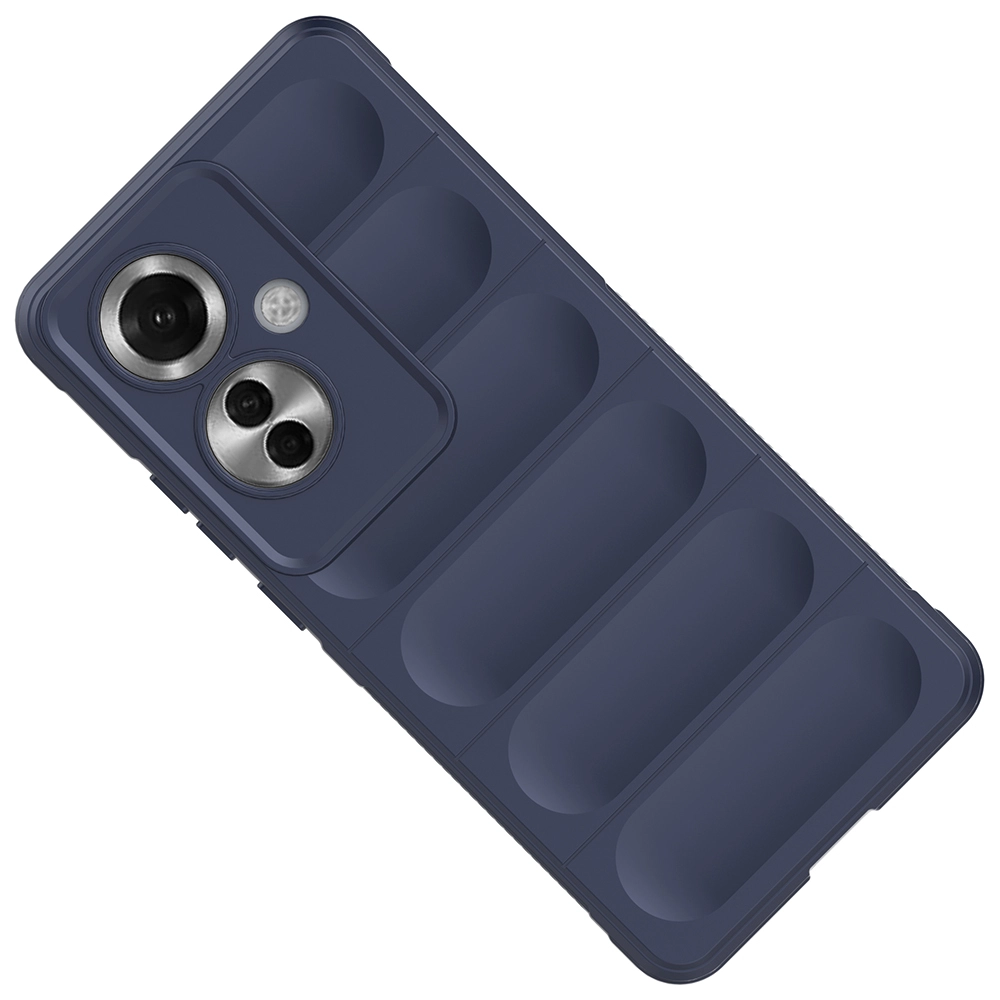 Oppo Reno 11F 5G Kılıf Esnek TPU Oyuklu Arka Yüzey Tasarımlı Zore Etnik Silikon Kapak