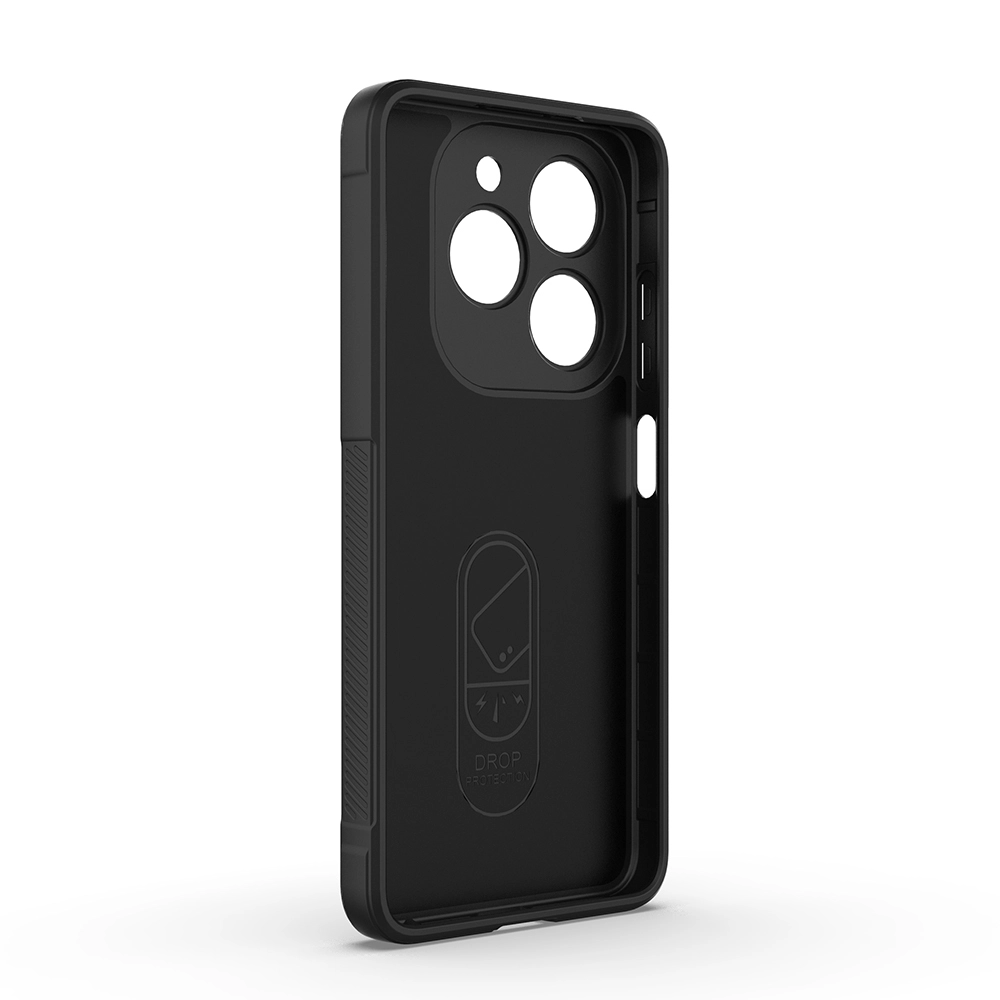 Tecno Spark 20 Kılıf Esnek TPU Oyuklu Arka Yüzey Tasarımlı Zore Etnik Silikon Kapak