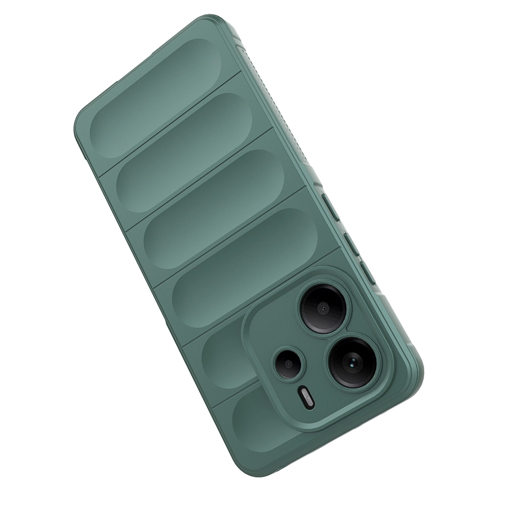 Xiaomi Uyumlu  Redmi Note 14 4G Kılıf Esnek TPU Oyuklu Arka Yüzey Tasarımlı Zore Etnik Silikon Kapak