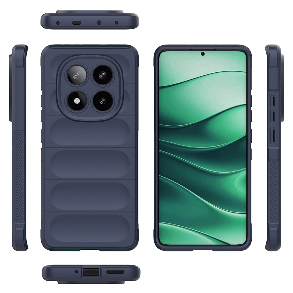 Xiaomi Uyumlu  Redmi Note 14 Pro 5G Kılıf Esnek TPU Oyuklu Arka Yüzey Tasarımlı Zore Etnik Silikon Kapak