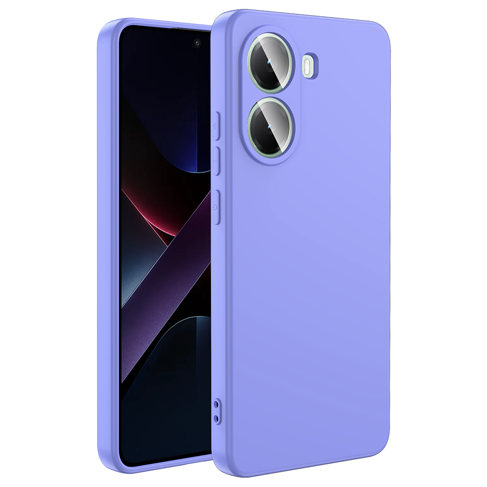 Xiaomi Uyumlu  Poco X7 Pro Kılıf Zore Mara Lansman Kapak-Lila