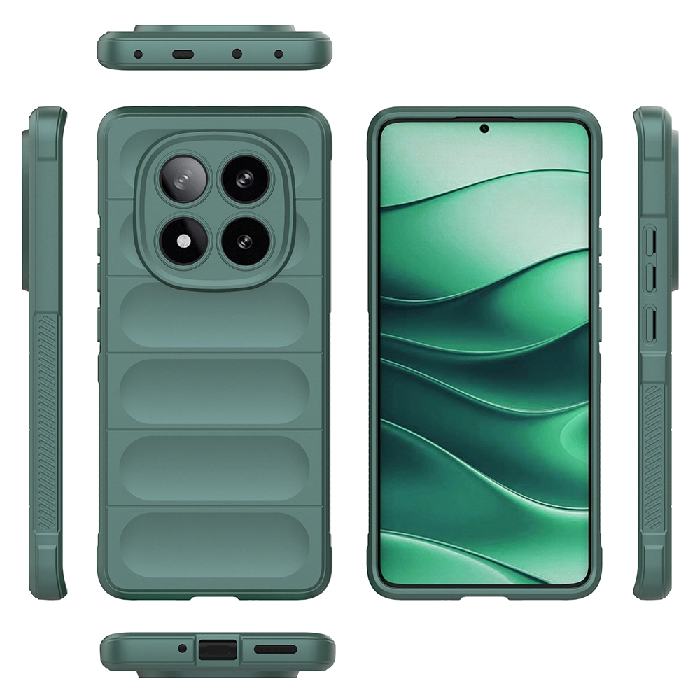 Xiaomi Uyumlu  Poco X7 Kılıf Esnek TPU Oyuklu Arka Yüzey Tasarımlı Zore Etnik Silikon Kapak