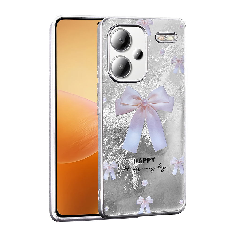 Xiaomi Uyumlu  Redmi Note 13 Pro Plus 5G Kılıf Desenli Zore Mep Kapak-İncili fiyonk