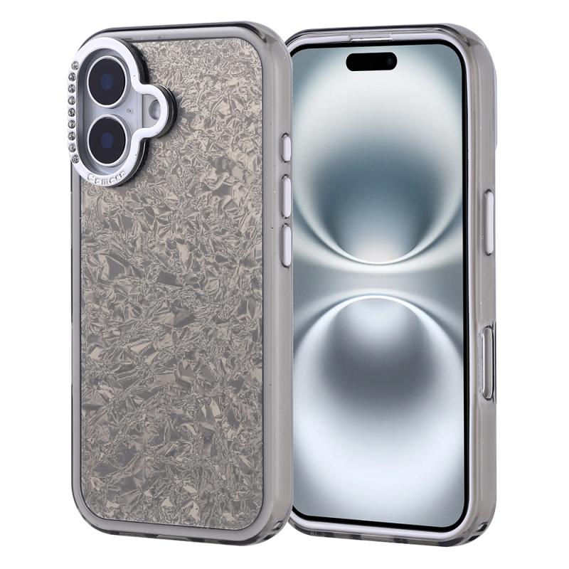 iPhone Uyumlu 16 Kılıf Taşlı Tasarımlı Zore Kapi Kapak