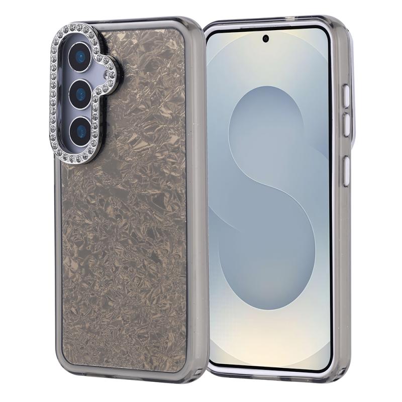 Galaxy Uyumlu S25 Kılıf Taşlı Tasarımlı Zore Kapi Kapak