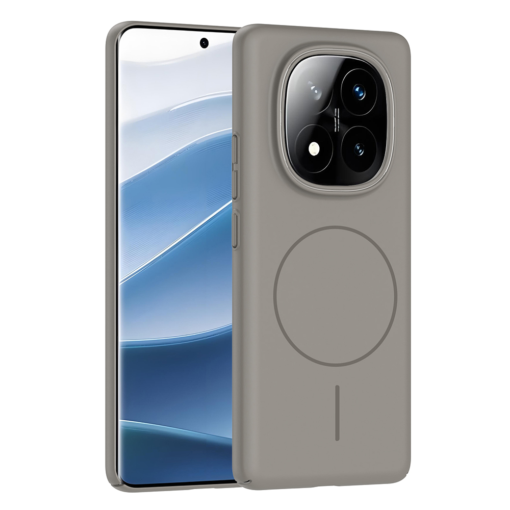 Xiaomi Uyumlu  Redmi Note 14 Pro 4G Kılıf M-safe Şarj Özellikli Zore Ruby Sert Kapak