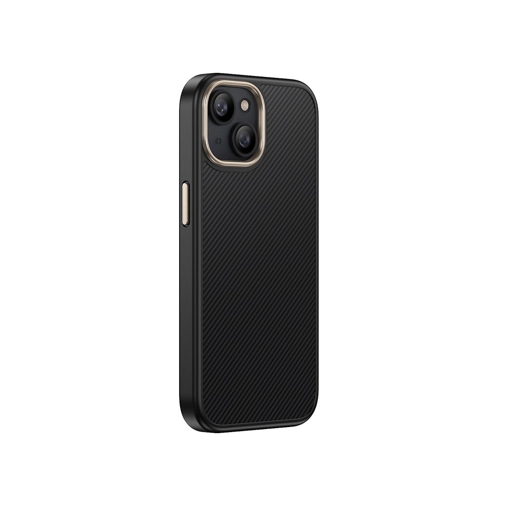 iPhone Uyumlu 15 Kılıf M-safe Şarj Özellikli Karbon Fiber Görünümlü Zore Antina Kapak