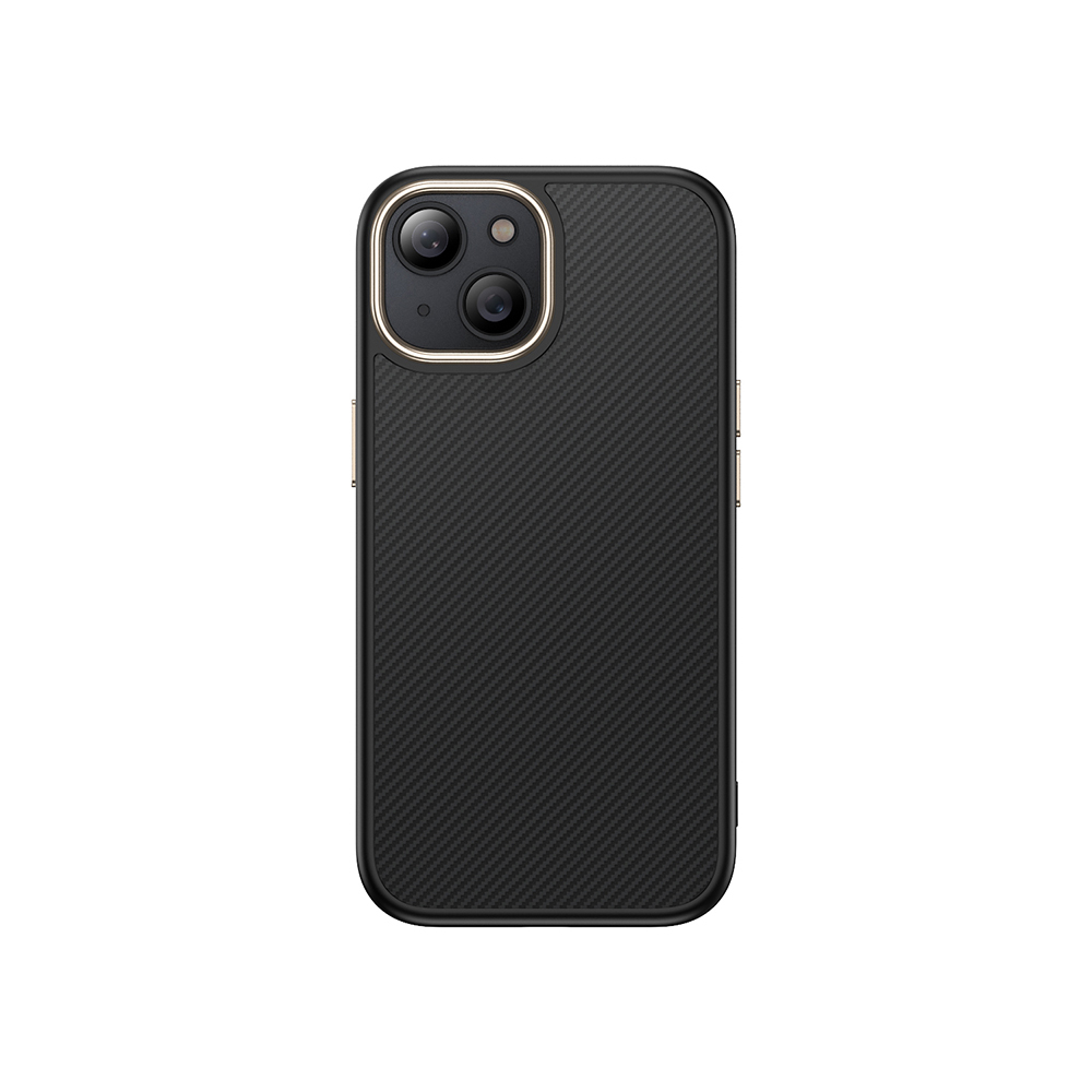 iPhone Uyumlu 15 Kılıf M-safe Şarj Özellikli Karbon Fiber Görünümlü Zore Antina Kapak