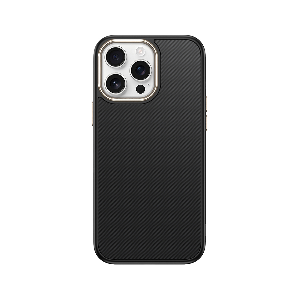 iPhone Uyumlu 15 Pro Max Kılıf M-safe Şarj Özellikli Karbon Fiber Görünümlü Zore Antina Kapak