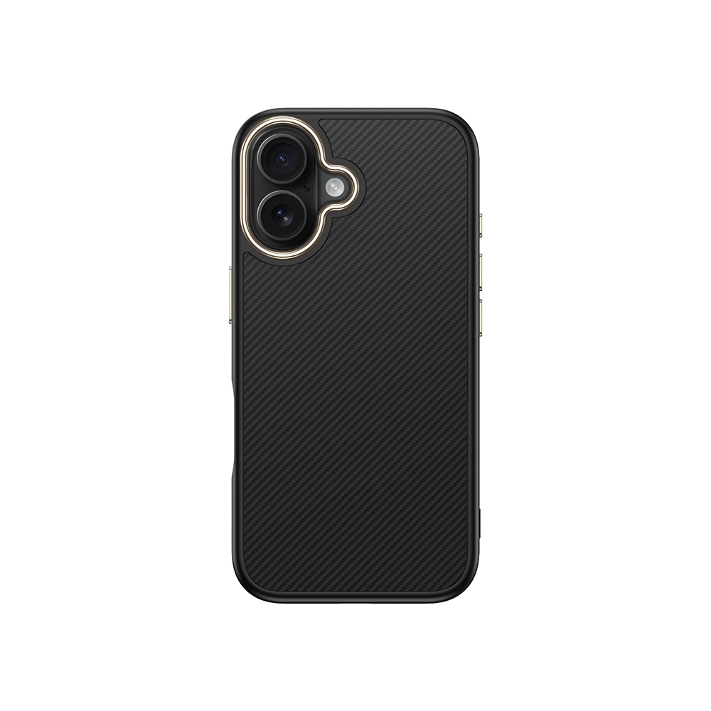 iPhone Uyumlu 16 Plus Kılıf M-safe Şarj Özellikli Karbon Fiber Görünümlü Zore Antina Kapak
