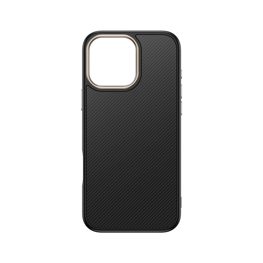 iPhone Uyumlu 16 Pro Kılıf M-safe Şarj Özellikli Karbon Fiber Görünümlü Zore Antina Kapak