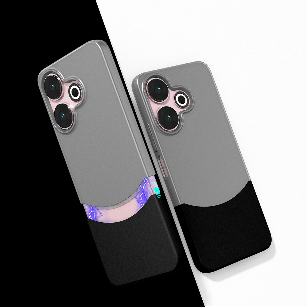 Xiaomi Uyumlu  Redmi 13 4G Kılıf Mıknatıslı Zore Duble Kapak-Siyah