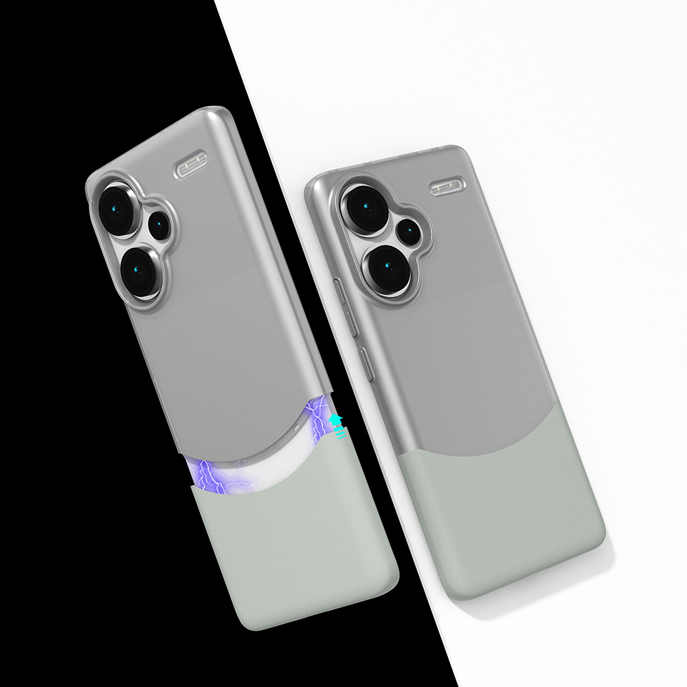 Xiaomi Uyumlu  Redmi Note 13 Pro Plus 5G Kılıf Mıknatıslı Zore Duble Kapak