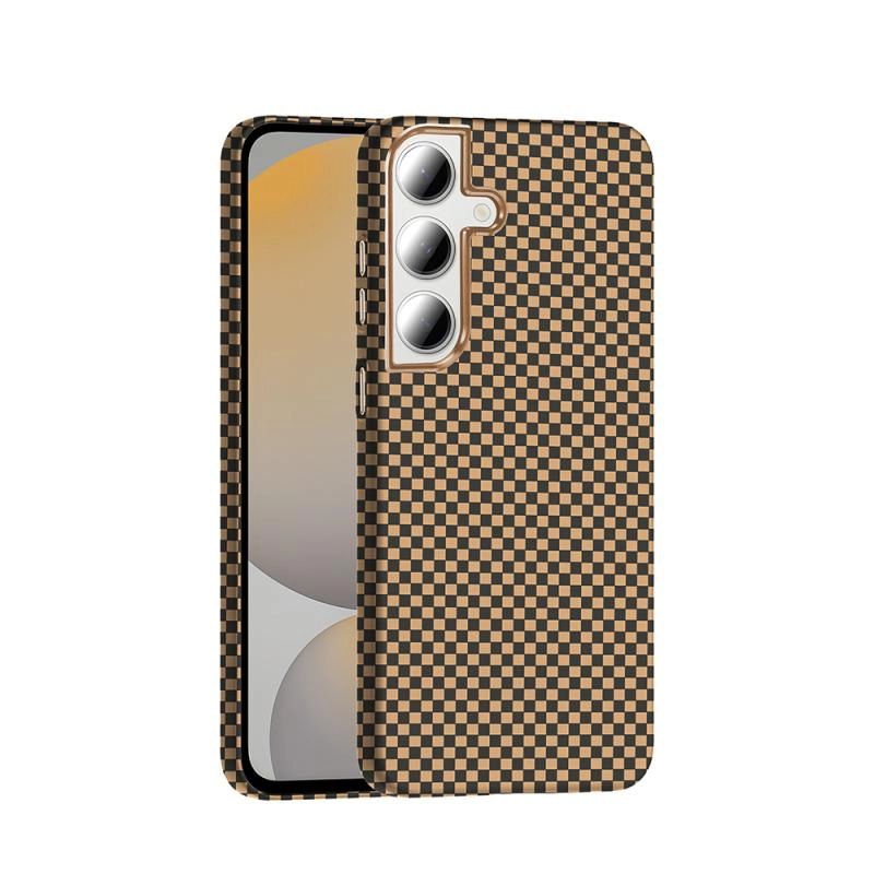 Galaxy Uyumlu S24 FE Kılıf M-safe Şarj Özellikli Karbon Fiber Görünümlü Zore Gros Kapak