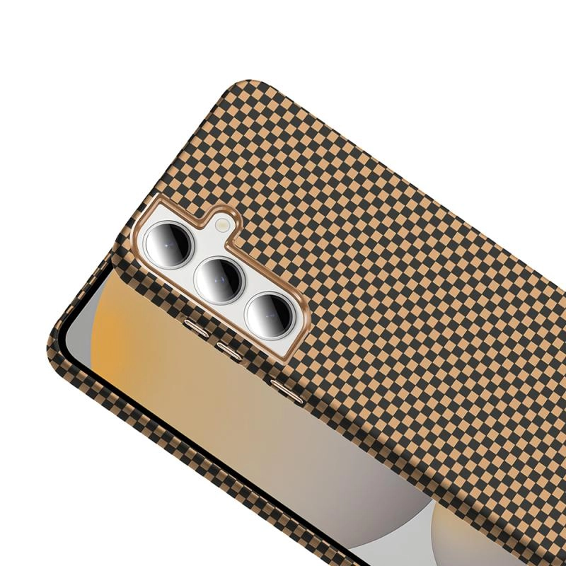 Galaxy Uyumlu S24 FE Kılıf M-safe Şarj Özellikli Karbon Fiber Görünümlü Zore Gros Kapak