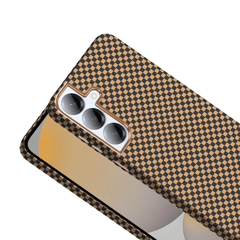 Galaxy Uyumlu S25 Plus Kılıf M-safe Şarj Özellikli Karbon Fiber Görünümlü Zore Gros Kapak