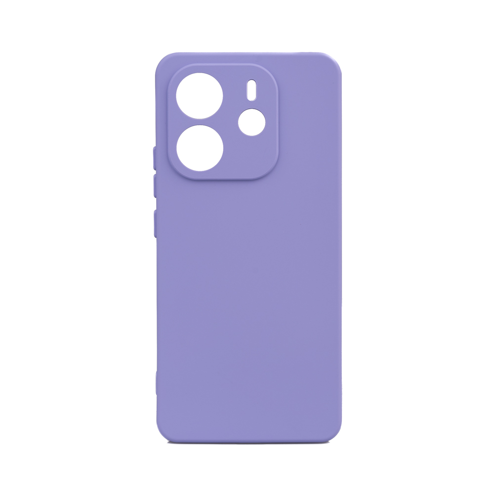 Xiaomi Uyumlu  Redmi Note 14 4G Kılıf Zore Biye Silikon-Lila