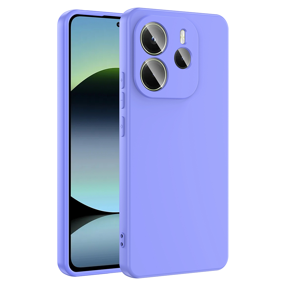 Xiaomi Uyumlu  Redmi Note 14 4G Kılıf Zore Mara Lansman Kapak-Lila