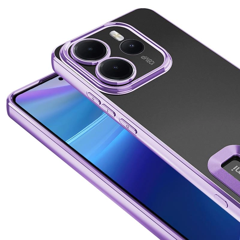 Xiaomi Uyumlu  Redmi Note 14 4G Kılıf Kamera Korumalı Logo Gösteren Zore Omega Kapak