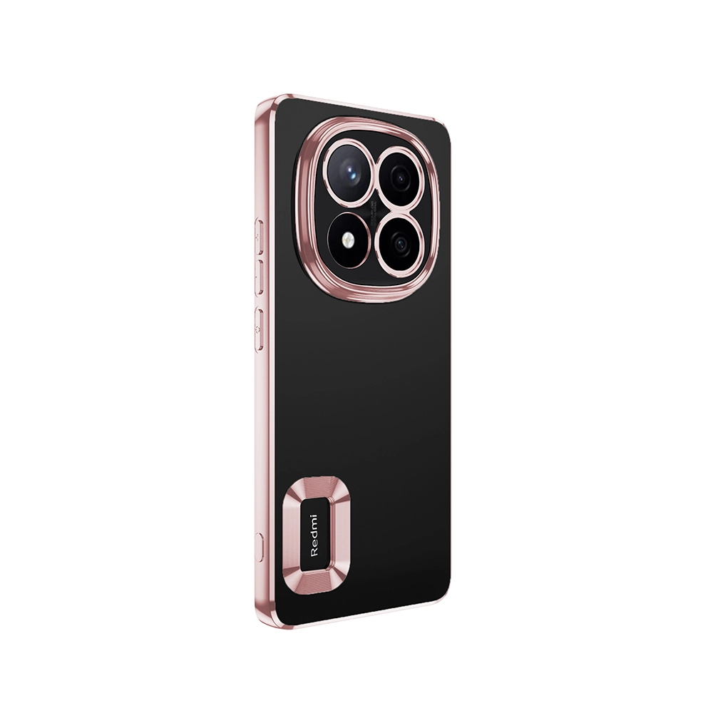 Xiaomi Uyumlu  Redmi Note 14 Pro 4G Kılıf Kamera Korumalı Logo Gösteren Zore Omega Kapak