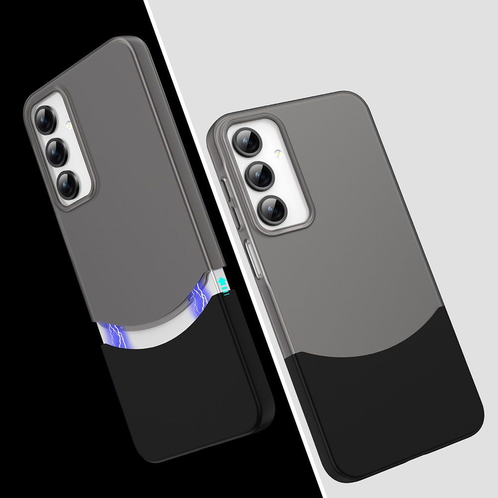 Galaxy Uyumlu A26 Kılıf Mıknatıslı Zore Duble Kapak-Siyah
