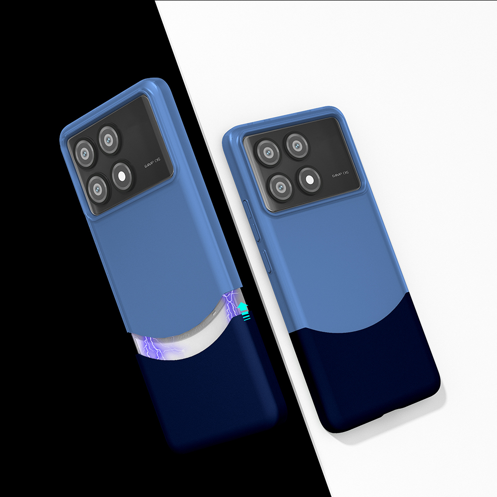 Xiaomi Uyumlu  Poco X6 Pro Kılıf Mıknatıslı Zore Duble Kapak
