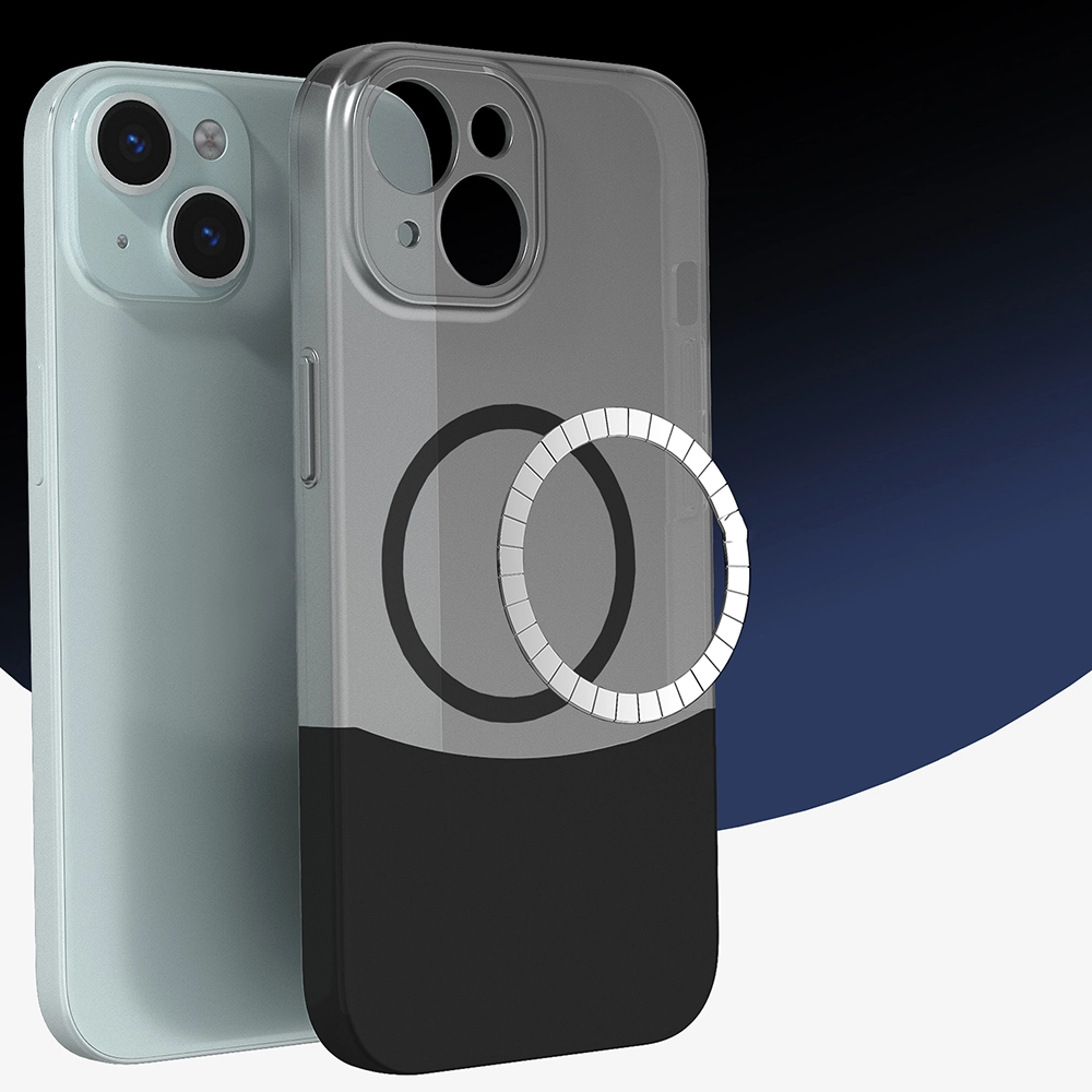 iPhone Uyumlu 13 Kılıf M-Safe Şarj Özellikli Mıknatıslı Zore Duble Kapak
