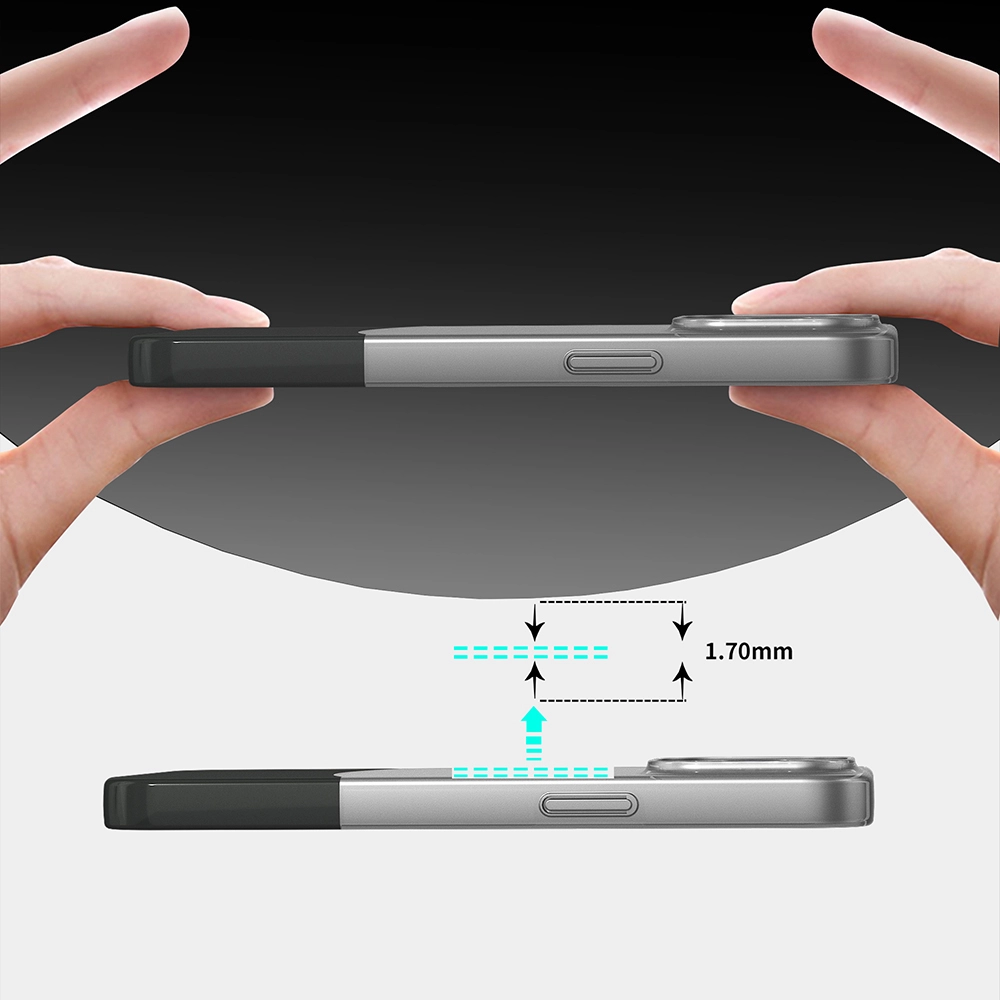 iPhone Uyumlu 15 Pro Kılıf M-Safe Şarj Özellikli Mıknatıslı Zore Duble Kapak
