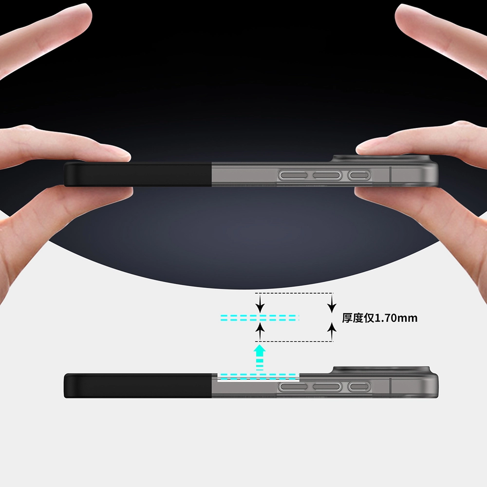iPhone Uyumlu 16 Pro Max Kılıf M-Safe Şarj Özellikli Mıknatıslı Zore Duble Kapak