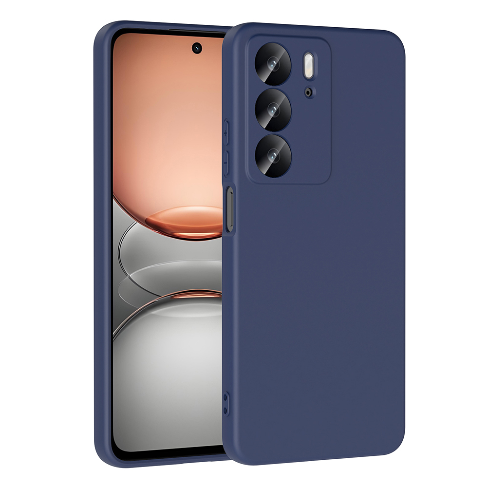 Realme C75 Kılıf Zore Mara Lansman Kapak-Lacivert