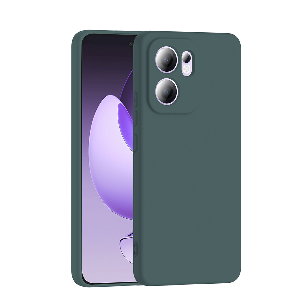 Oppo Reno 13F 5G Kılıf Zore Mara Lansman Kapak-Koyu yeşil