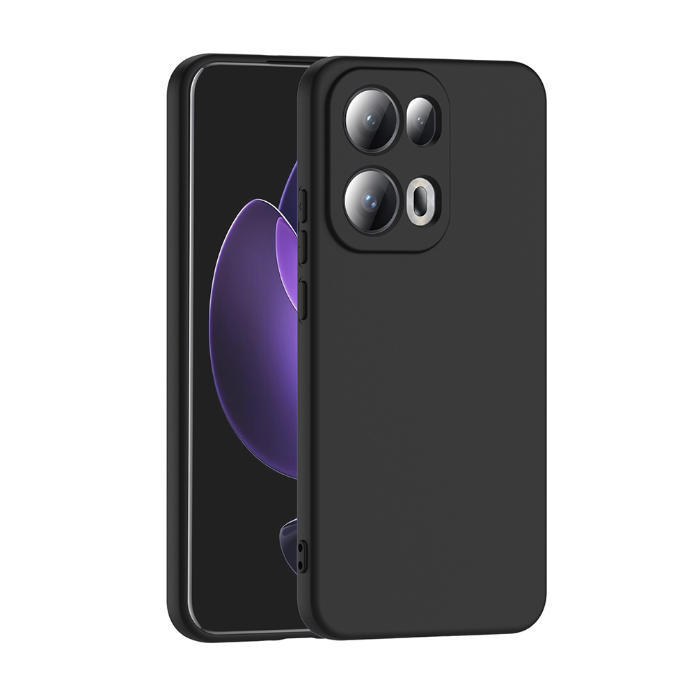 Oppo Reno 13 Pro Kılıf Zore Mara Lansman Kapak-Siyah
