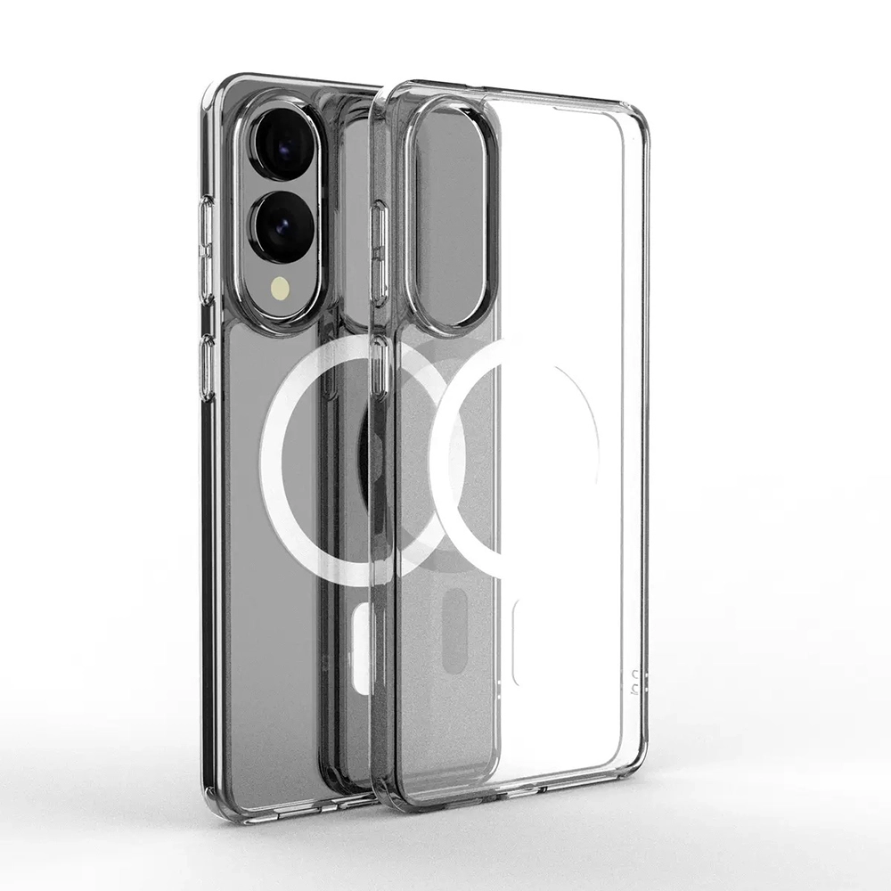 Galaxy Uyumlu S25 Edge Kılıf Kamera Korumalı M-safe Sert PC Zore Porto Kapak