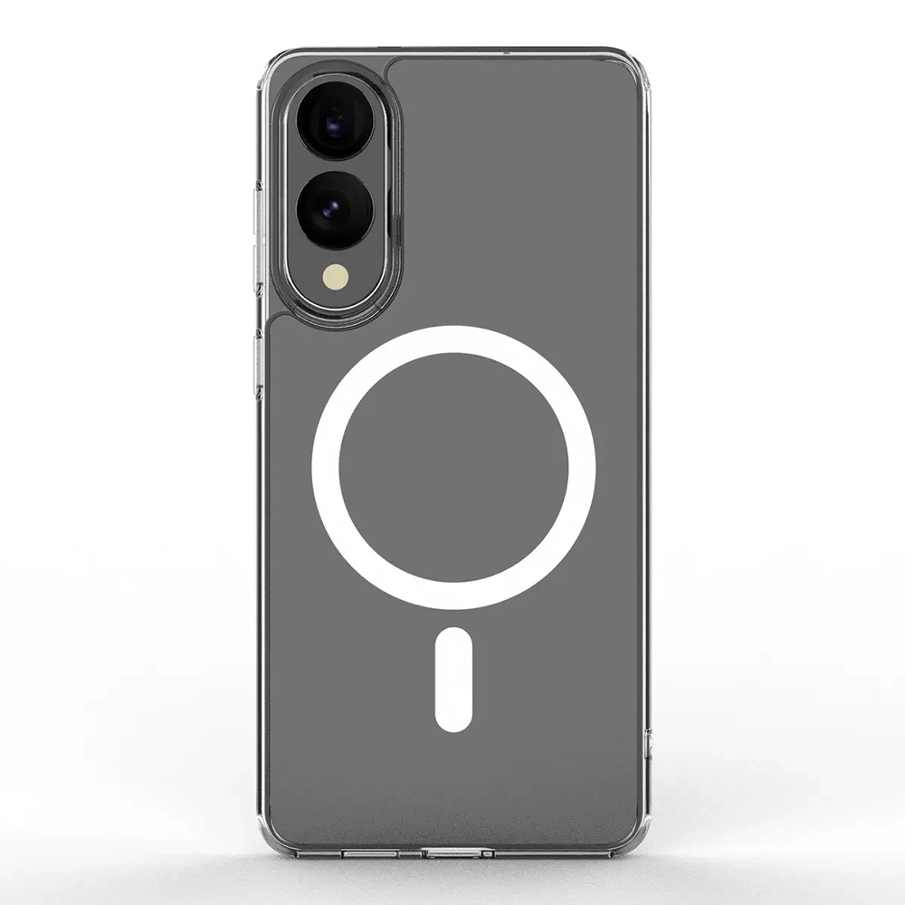 Galaxy Uyumlu S25 Edge Kılıf Kamera Korumalı M-safe Sert PC Zore Porto Kapak