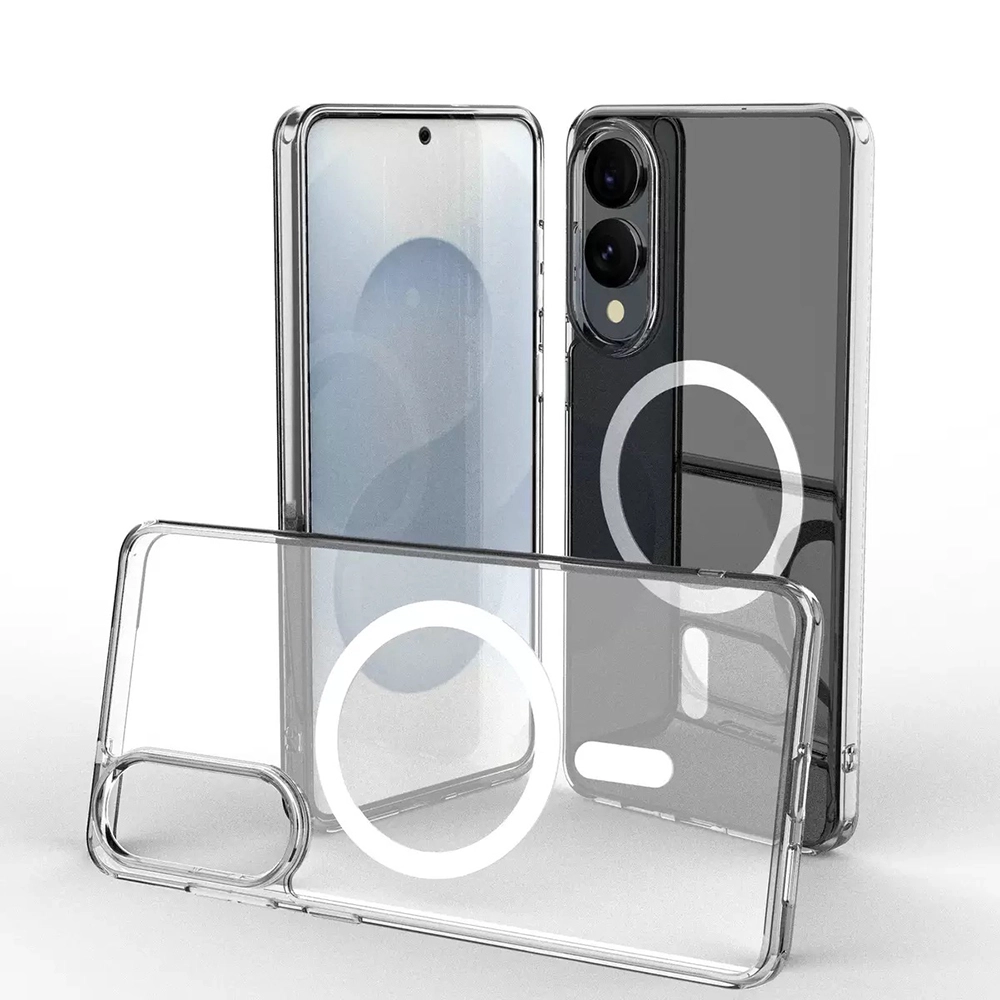 Galaxy Uyumlu S25 Edge Kılıf Kamera Korumalı M-safe Sert PC Zore Porto Kapak