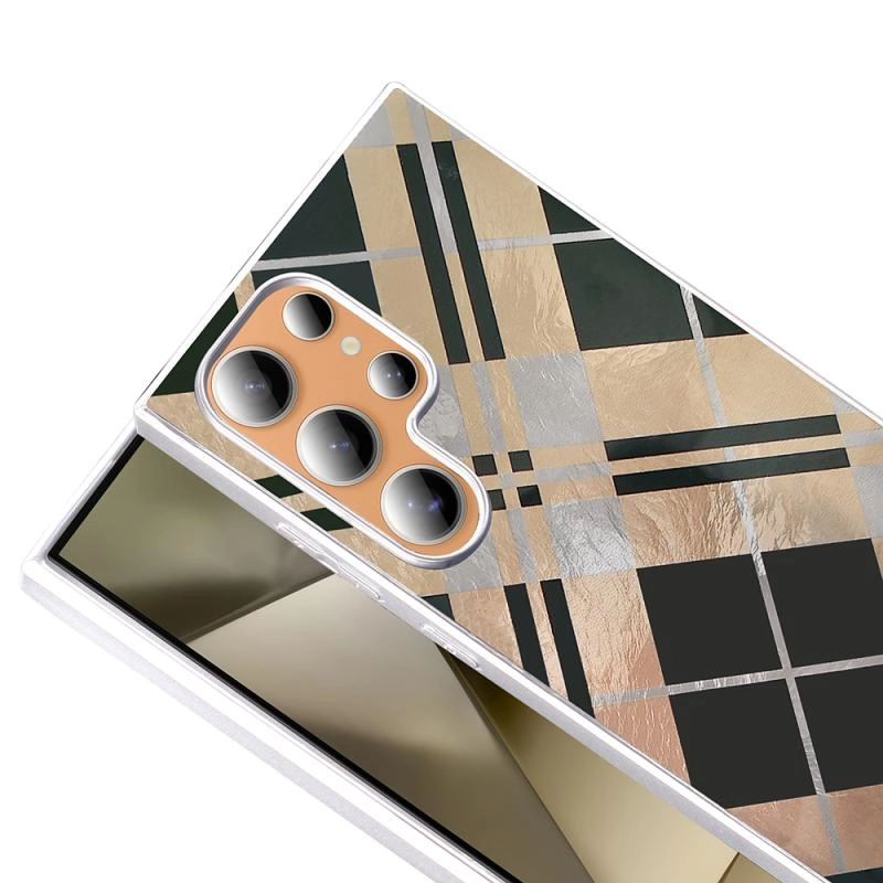 Galaxy Uyumlu S23 Ultra Kılıf Desenli Zore Mep Kapak